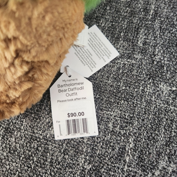 NWT Jellycat Bartholomew Bear Daffodil Outfit - Picture 7 of 7